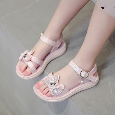 Sandale de vara cu pietre si decor cu catarama