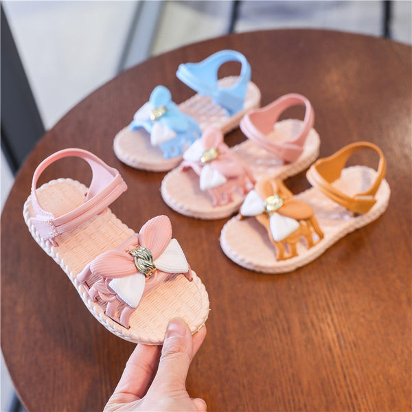 Sandale casual pentru copii cu panglica si autocolante de prindere