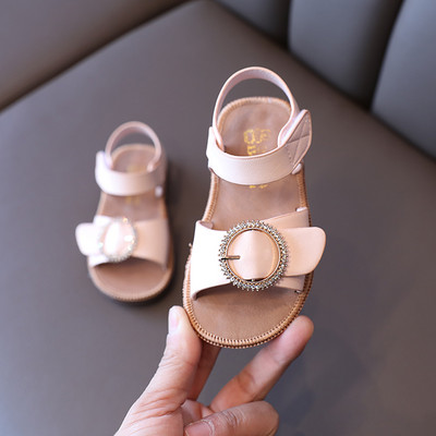 Παιδικά σανδάλια με επίπεδη σόλα για κορίτσια - διάφορα μοντέλα