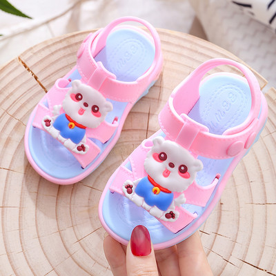 Παιδικά σανδάλια σιλικόνης για κορίτσια και αγόρια με λουράκια βελκρό