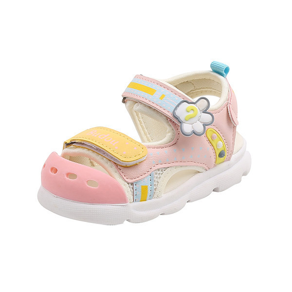 Sandale moderne pentru copii cu talpă moale și autocolante pentru fete