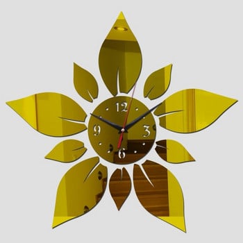 Ρολόι τοίχου σε σχήμα λουλουδιού