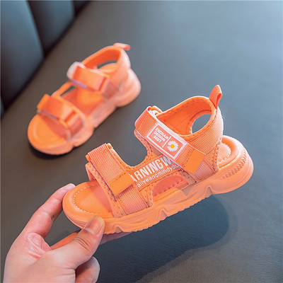 Sandale sport copii cu broderie pentru fete