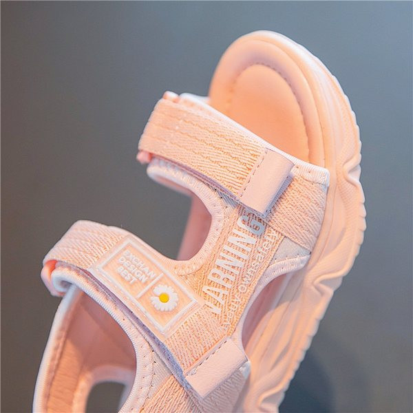 Sandale sport copii cu broderie pentru fete