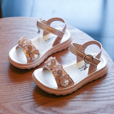 Παιδικά σανδάλια για κορίτσια με επίπεδη σόλα σε διάφορα μοντέλα