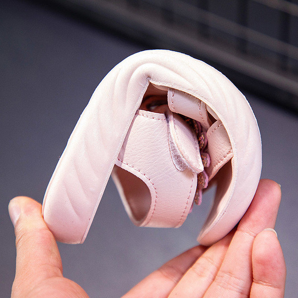 Sandale casual pentru copii cu panglica si pietre colorate