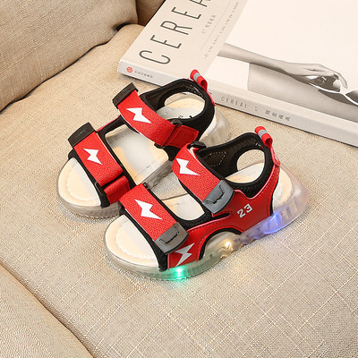 Sandale luminoase pentru copii pentru fete și băieți - două modele
