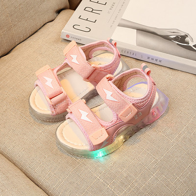 Sandale luminoase pentru copii pentru fete și băieți - două modele