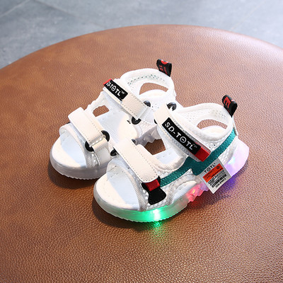 Sandale luminoase pentru copii pentru fete și băieți - două modele