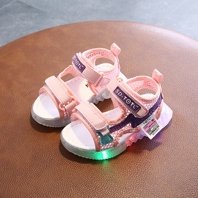 Sandale luminoase pentru copii pentru fete și băieți - două modele