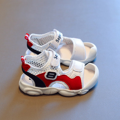 Sandale moderne pentru copii cu inscripție și talpă plată