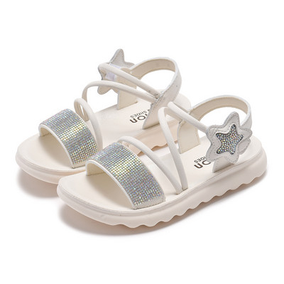 Model nou de sandale de vara pentru fete cu efect stralucitor