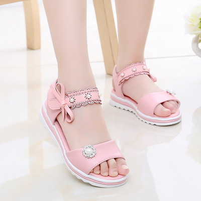 Sandale casual copii imitatie piele pentru fete - mai multe modele