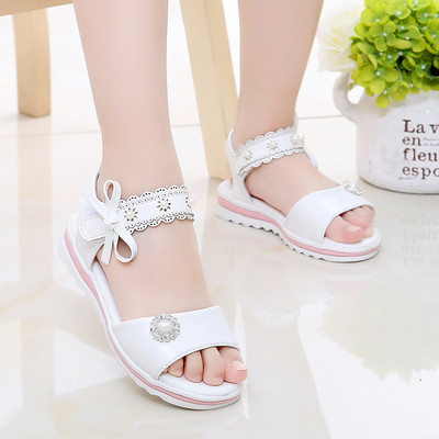 Sandale casual copii imitatie piele pentru fete - mai multe modele