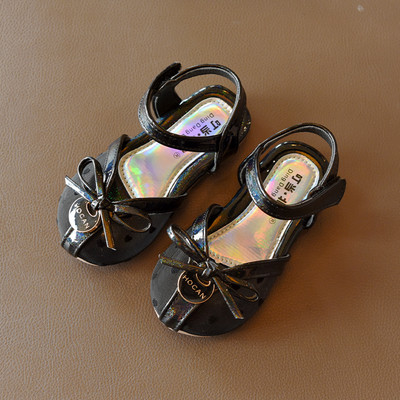 Sandale casual pentru copii cu panglica si autocolante in trei culori