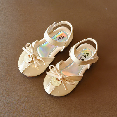 Sandale casual pentru copii cu panglica si autocolante in trei culori