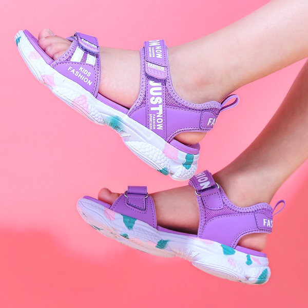 Sandale moderne pentru copii cu autocolante - potrivite pentru fete sau băieți