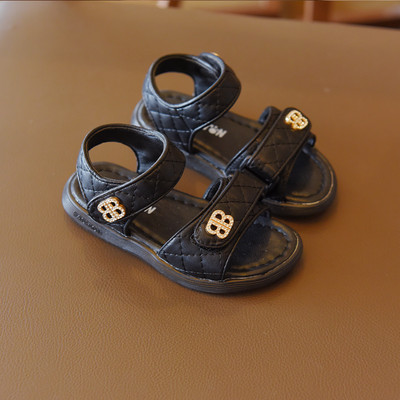 Sandale casual luminoase pentru copii cu autocolante