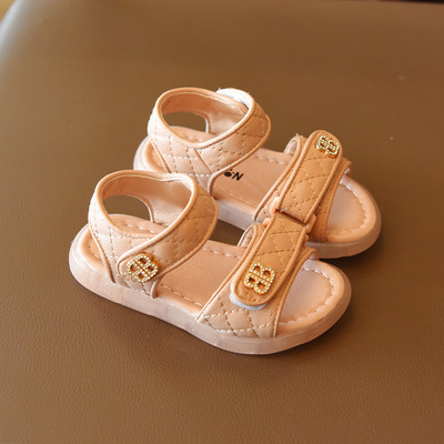 Sandale casual luminoase pentru copii cu autocolante