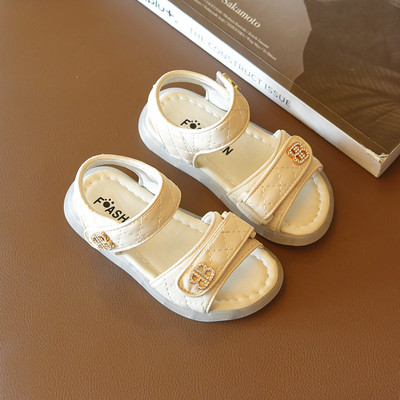 Sandale casual luminoase pentru copii cu autocolante