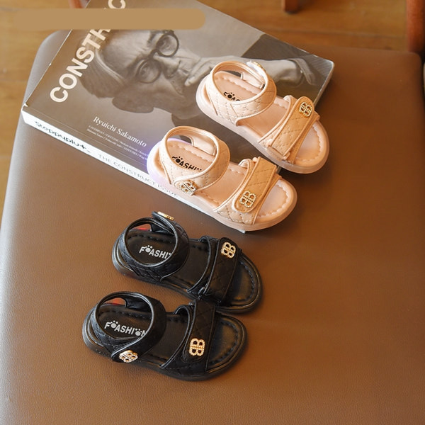 Sandale casual luminoase pentru copii cu autocolante