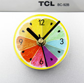 Διακοσμητικό ρολόι με μαγνητικό γάντζο σε στρογγυλό σχήμα