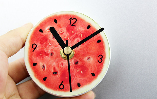 Mic potrivit pentru frigider ceas decorativ cu carlig magnetic cu fructe