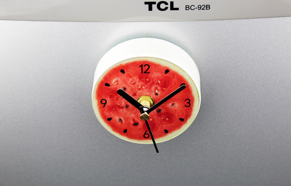 Mic potrivit pentru frigider ceas decorativ cu carlig magnetic cu fructe