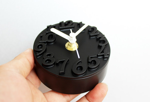 Mini ceas decorativ modern cu cârlig magnetic potrivit pentru frigider