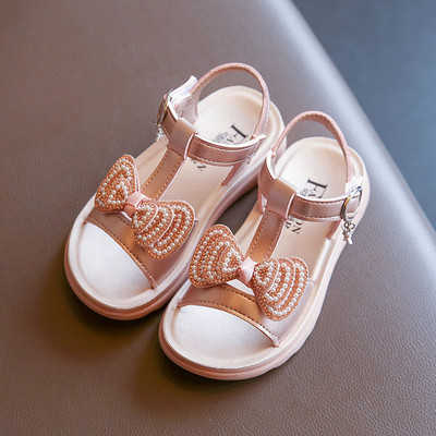 Sandale pentru copii cu elemente 3D și pietre