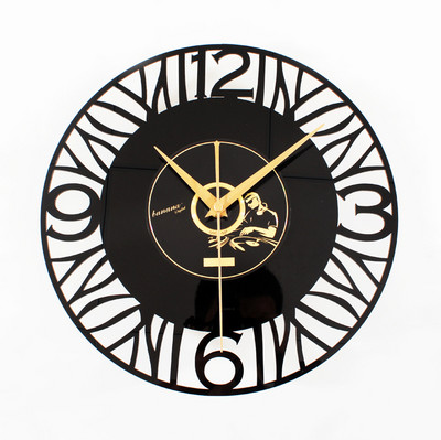 Стилен винилов кръгъл декоративен часовник