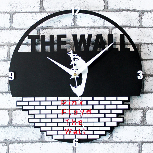 Μοντέρνο στρογγυλό διακοσμητικό ρολόι με επιγραφή