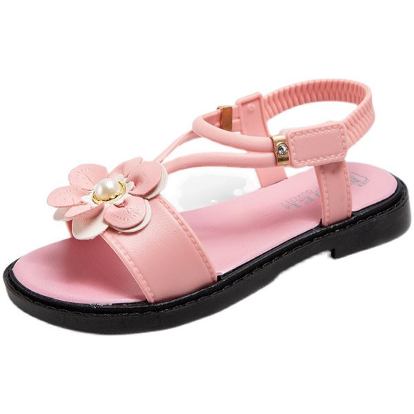 Sandale moderne pentru copii cu element 3D din piele ecologica