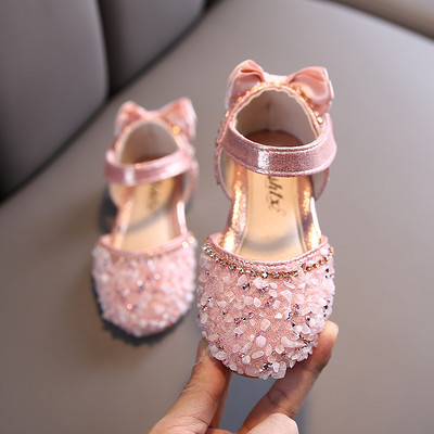 Sandale pentru copii cu panglica si velcro