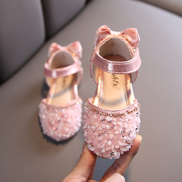 Sandale pentru copii cu panglica si velcro