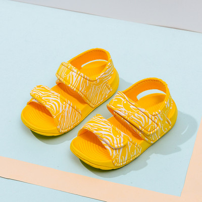 Παιδικά σανδάλια σιλικόνης με λουράκια βελκρό - επίπεδη σόλα