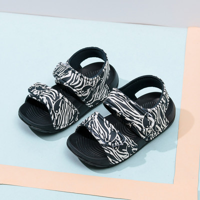 Παιδικά σανδάλια σιλικόνης με λουράκια βελκρό - επίπεδη σόλα