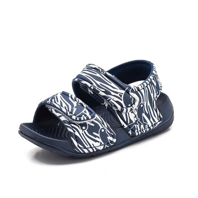 Παιδικά σανδάλια σιλικόνης με λουράκια βελκρό - επίπεδη σόλα