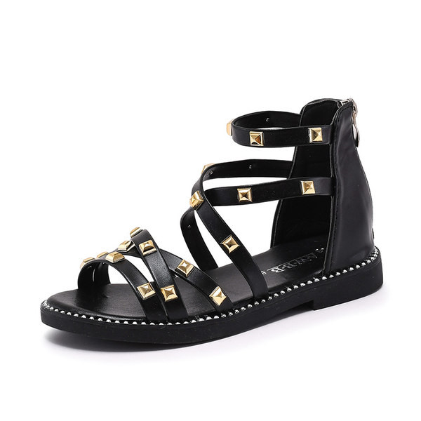 Παιδικά σανδάλια με μαλακά πέλματα και τρουξ - για κορίτσια