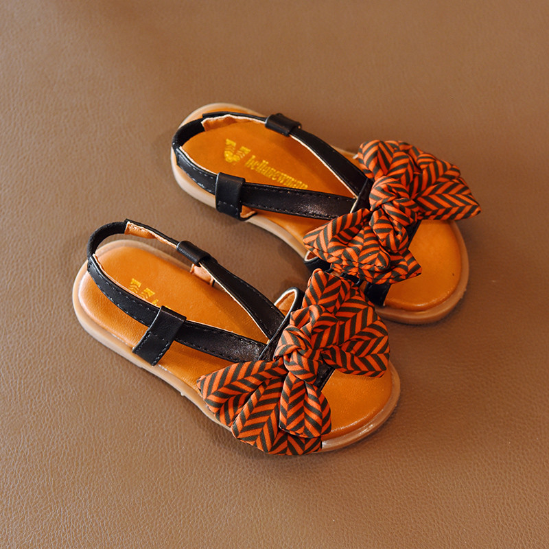 Sandale copii pentru fete cu panglici