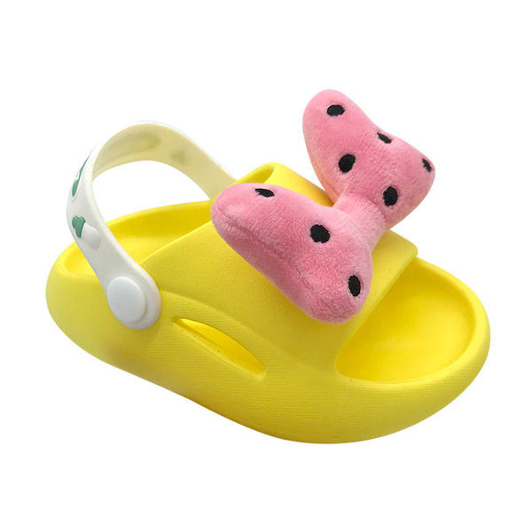 Sandale de vară din silicon cu panglică textilă