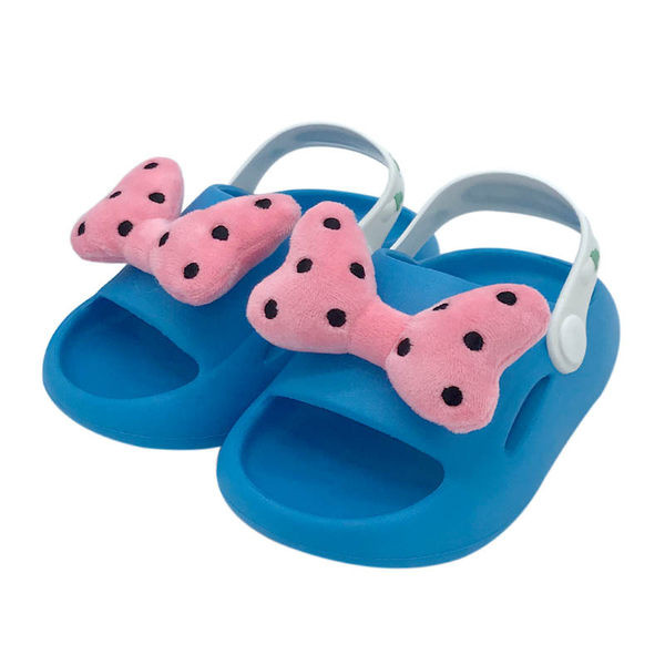 Sandale de vară din silicon cu panglică textilă