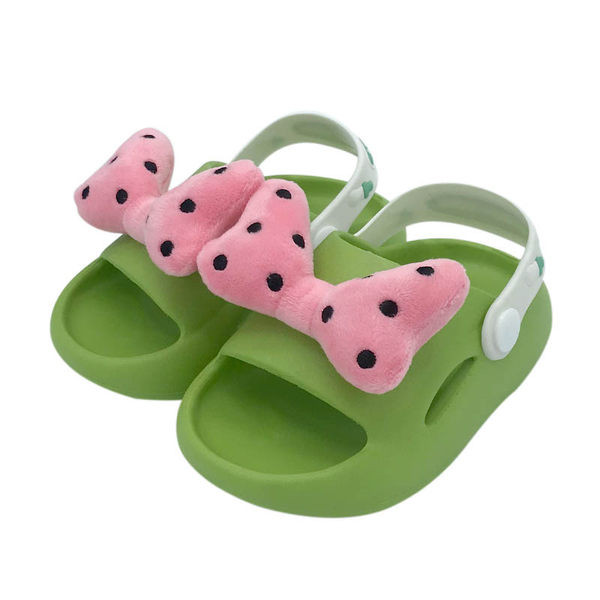 Sandale de vară din silicon cu panglică textilă