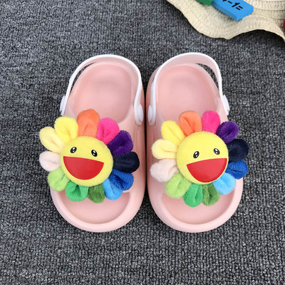 Sandale pentru copii din cauciuc crocodil cu element 3D