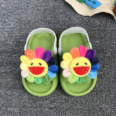 Sandale pentru copii din cauciuc crocodil cu element 3D