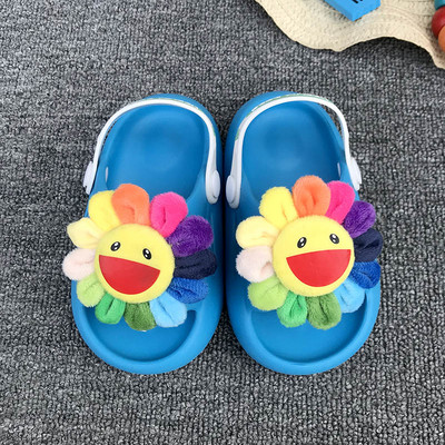 Sandale pentru copii din cauciuc crocodil cu element 3D