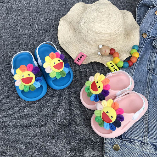 Sandale pentru copii din cauciuc crocodil cu element 3D