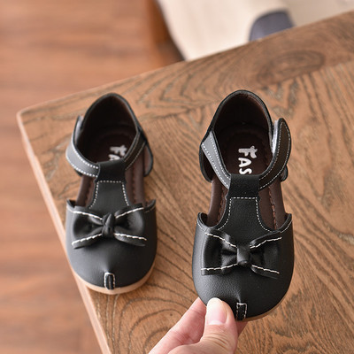 Sandale pentru copii pentru fete cu panglică