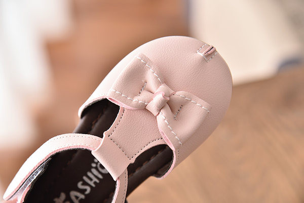Sandale pentru copii pentru fete cu panglică