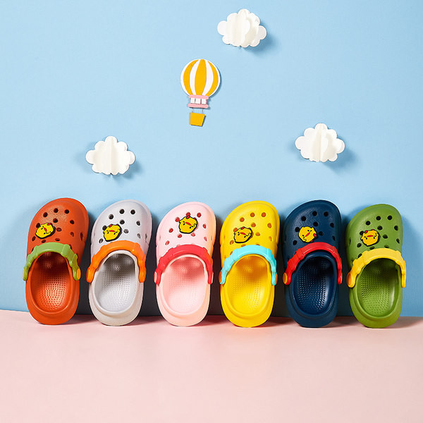 Sandale casual din cauciuc cu element 3D